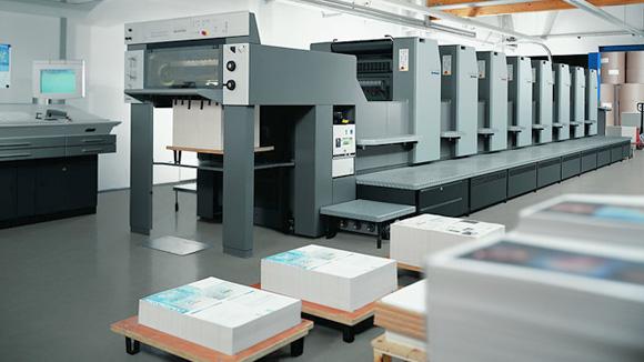 現代的印刷行業大型設備